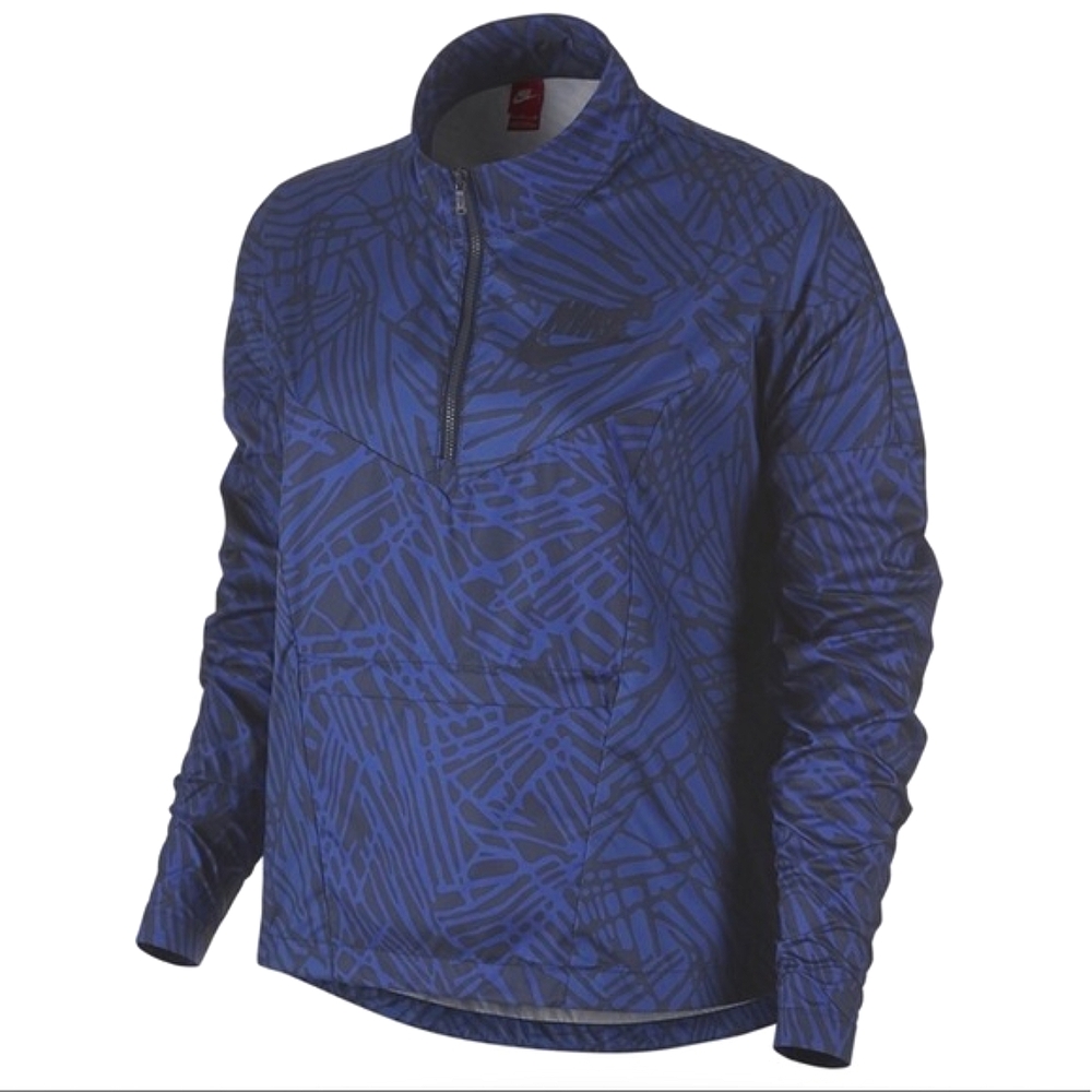 NEW Nike Veste Packable Windbreaker Half-Zip Jacket